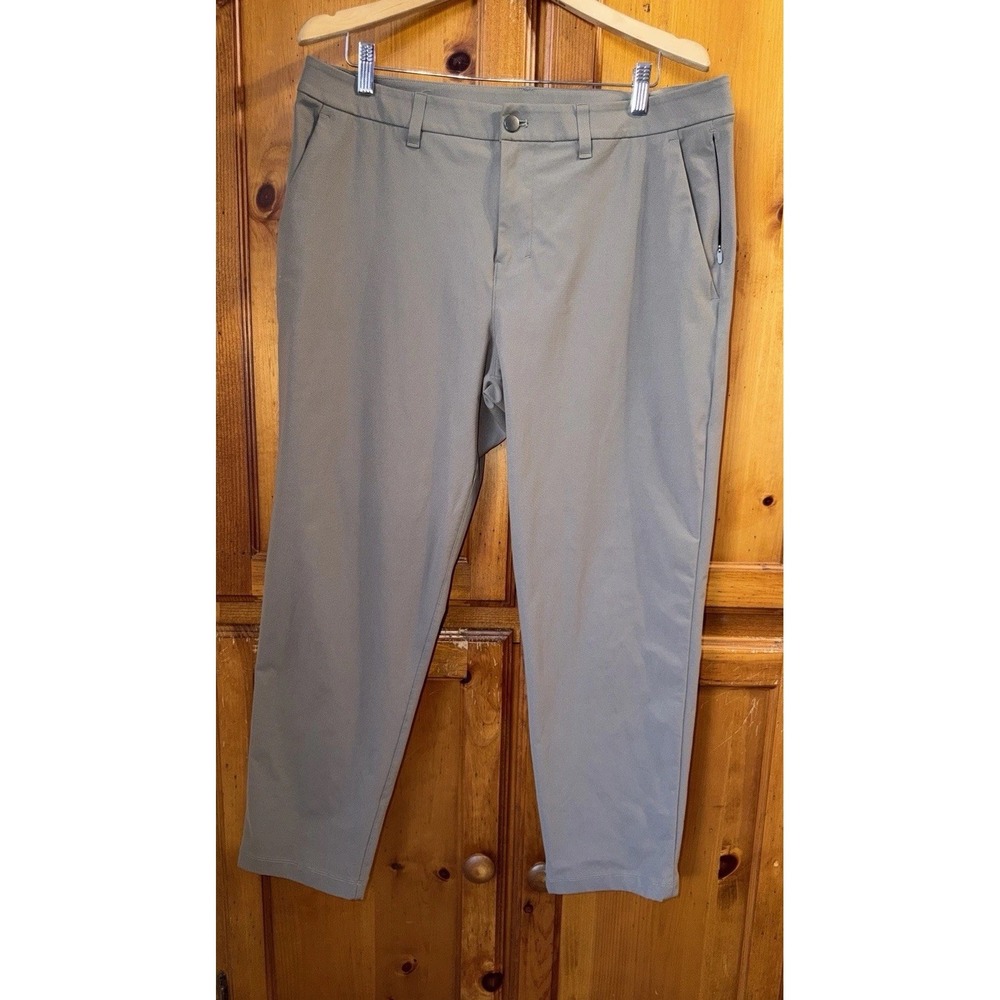 Lululemon Men's 35 ABC Pants Classic Canvas Warpstreme Commission Stretch Tan